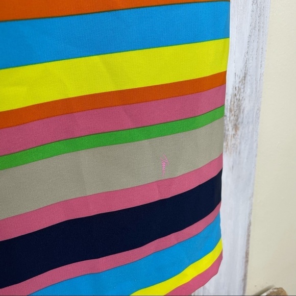 Trina Turk 'Flagimi' Multicolor Stripe Shift Dress - Picture 6 of 15